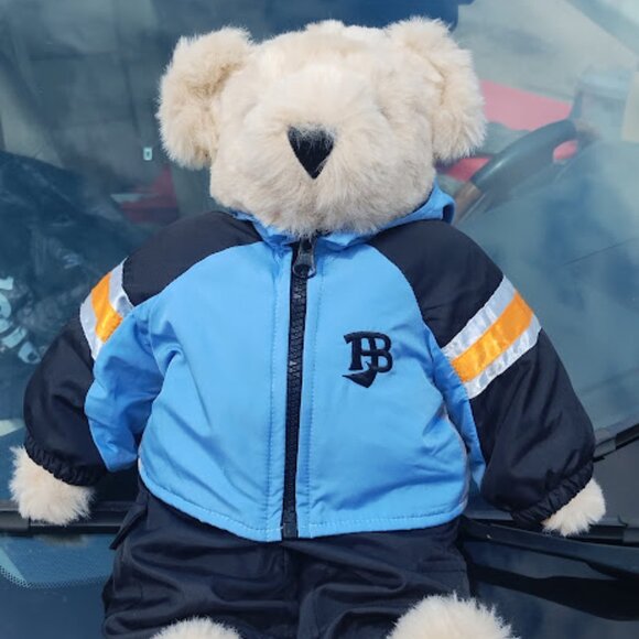 Vermont Teddy Bear Company Jogger Bear 15" Stuffed Plush Animal - Picture 1 of 7